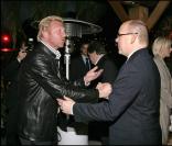Le Prince Albert et Boris Becker
