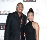 Carmelo Anthony et LaLa Vasquez lors de la soirée Keep a Child Alive au Hammerstein Ballroom de New York le 3 novembre 2011 