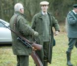 Le prince Joachim part pour une chasse royale le 7 novembre 2011 