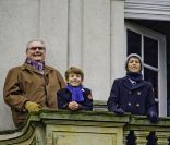 Les princes Nikolai et Felix étaient avec leur grand-père Henrik de Danemark pour le week-end de l'Hubertus Hunt (Hubertusjagt), les 5 et 6 novembre 2011. 