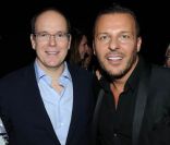 Le prince Albert de Monaco avec Richard Borfiga et Jean-Roch lors du concert du 10 novembre 2011 au MICS. Chaude ambiance pour la soirée du 10 novembre 2011 au Grimaldi Forum dans le cadre de la 2e édition du MICS.