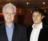 Lionel Jospin et son fils Hugo le 13 novembre lors de la finale du Masters 1000 de Paris Bercy