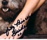 Nicolette Sheridan avec ses chiens Princess et Oliver
