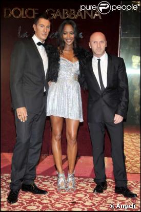 Gabbana, Naomi Campbell et Dolce