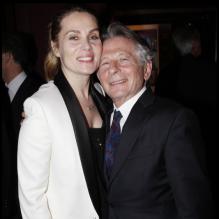 Emmanuelle Seigner et Roman Polanski à l'avant-première de Carnage à Paris, le 20 novembre 2011.