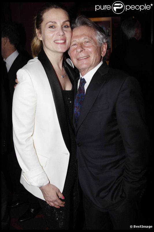 Emmanuelle Seigner et Roman Polanski à l'avant-première de Carnage à Paris, le 20 novembre 2011.