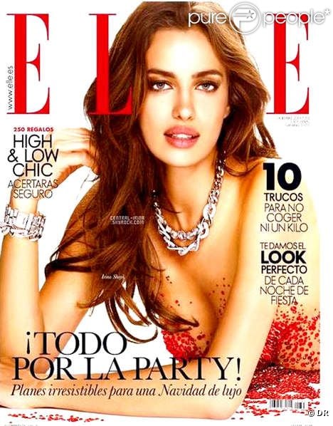 Couverture du magazine ELLE avec Irina Shayk