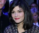 Audrey Tautou lors de l'illumination des Champs-Élysées, le 23 novembre 2011.