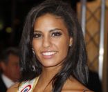 Chloé Mortaud, Miss France 2009, à Deauville en septembre 2009