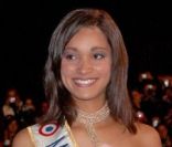 Cindy Fabre, Miss France 2005, en janvier 2005 à Cannes
