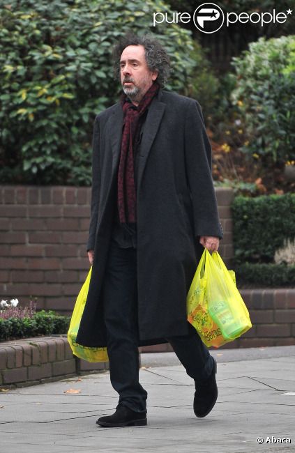 Tim Burton à Londres le 4 décembre 2011