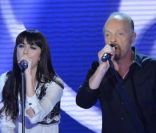 Nolwenn Leroy et Alan Stivell lors de l'enregistrement de Vivement Dimanche le 7 décembre 2011 au Studio Gabriel de la Plaine Saint Denis. Emission diffusée le 11 décembre 2011. 