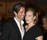 Kate Winslet et Louis Dowler à Madrid en septembre 2010<br />