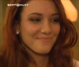 La sublime Delphine Wespiser, Miss France 2012, dans Sept à Huit, sur TF1, dimanche 11 décembre 2011