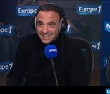 Nikos Aliagas sur l\'antenne d\'Europe 1, le mercredi 14 décembre 2011.