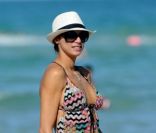 Lilly Kerssenberg le 26 décembre sur la plage de Miami