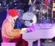 Justin Bieber et Carlos Santana, live pour le Nouvel An à Time Square, New York, le 31 décembre 2011.