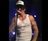 Les Red Hot Chili Peppers lors du concert privé du nouvel an organisé par Roman Abramovich le 31 décembre 2011 à Saint Barth