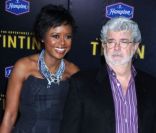George Lucas et sa compagne Mellody Hobson le 11 décembre 2011 à New York