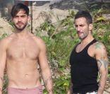 Marc Jacobs et Lorenzo Martone le 27 décembre 2011 à Saint Barth
