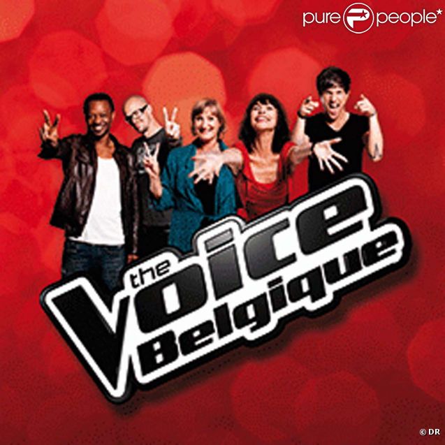 Quentin Mosimann et Lio, membres du jury de l'édition belge de l'émission  The Voice , diffusée depuis le 20 décembre 2011. 