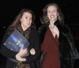 Eva Herzigova se rend au Royal Albert Hall à Londres, le 5 janvier 2012.