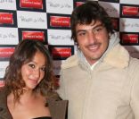 Yoaké ( Top Chef ) et Junior Rondinaud, à Paris, en octobre 2010.