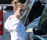 Jennifer Lopez à Los Angeles avec sa fille le 9 janvier 2012