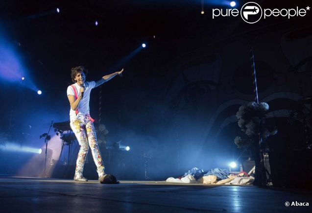 Mika à Nyon, le 23 juillet 2008. 