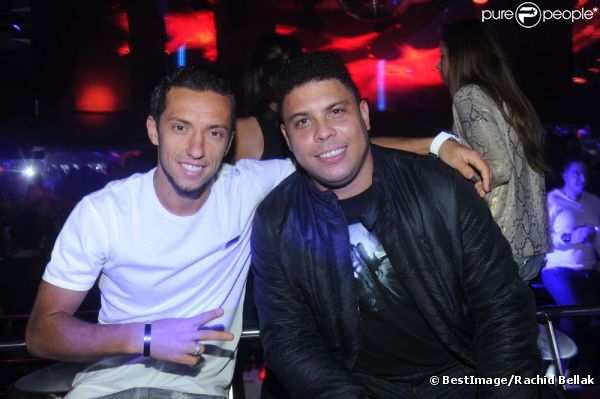 Néné et Ronaldo au Queen le lundi 9 janvier 2012 à Paris
