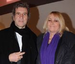 Gérard Leclerc et son épouse Julie au concert de Julien Clerc Palais des Congrès de Paris, le 13 janvier 2012.