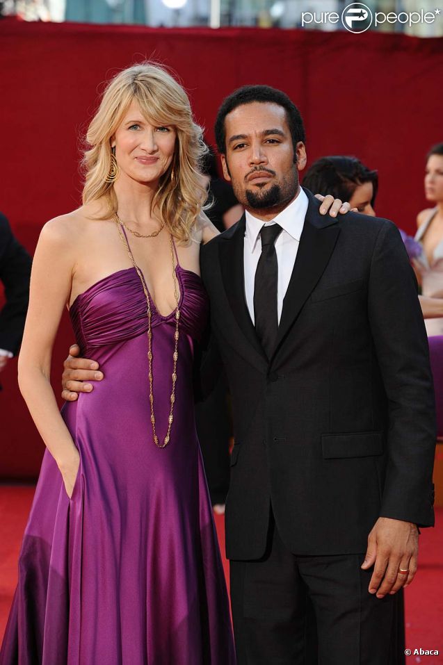 Laura Dern et Ben Harper à la cérémonie des Emmy Awards, à Los Angeles, le 21 septembre 2008.