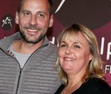 Fred Testot et Valérie Damidot à la soirée d'ouverture du festival de l'Alpe d'Huez, le 17 janvier 2012.