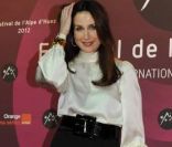 Elsa Zylberstein à la soirée d\'ouverture du festival de l\'Alpe d\'Huez, le 17 janvier 2012.<br />