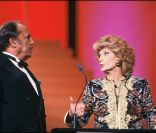 Rosy Varte et Jean-Marc Thibault à la cérémonie des 7 d'or, en 1987.