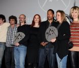 Prix des courts-métrages Orange Cinéma Séries pour Dog Sitting et Si tu veux revoir ta mère, Pauline Lefèvre lors de la cérémonie de cloture du 15e Festival international du film de Comédie de l'Alpe d'Huez le samedi 21 janvier 2012 