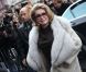 Catherine Deneuve à son arrivée au défilé Haute Couture Jean-Paul Gaultier. Le 25 janvier 2012 à Paris