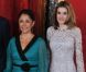Letizia d'Espagne lumineuse au côté de la Première dame du Pérou