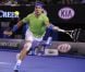 Rafael Nadal le 26 janvier 2012 à Melbourne lors de sa demi-finale gagnée face à Roger Federerl lors de l'Open d'Australie