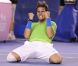 Rafael Nadal le 26 janvier 2012 à Melbourne lors de sa demi-finale gagnée face à Roger Federerl lors de l'Open d'Australie