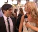 Katrina Bowden annonce ses fiançailles lors de l'émission  E! News  en direct du tapis rouge des Screen Actors Guild Awards, à Los Angeles, le 29 janvier 2012.
