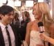 Katrina Bowden annonce ses fiançailles lors de l'émission  E! News  en direct du tapis rouge des Screen Actors Guild Awards, à Los Angeles, le 29 janvier 2012.
