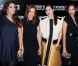 Nicole Calfan, Elisa Tovati, Lea Drucker, Amira Casar et Aure Atika à l'avant-première de La vérite si je mens ! 3 à Paris, le 30 janvier 2012.