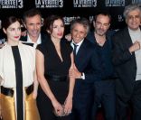 Aure Atika, Gilbert Melki, Amira Casar, Richard Anconina, José Garcia, Enrico Macias à l'avant-première de La vérite si je mens ! 3 à Paris, le 30 janvier 2012.