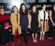 Gladys Cohen, Nicole Calfan, Elisa Tovati, Lea Drucker, Amira Casar et Aure Atika à l'avant-première de La vérite si je mens ! 3 à Paris, le 30 janvier 2012.