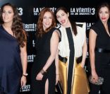 Elisa Tovati, Lea Drucker, Amira Casar et Aure Atika à l'avant-première de La vérite si je mens ! 3 à Paris, le 30 janvier 2012.