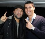 RedOne et Cristiano Ronaldo sur le tournage du clip de Jean-Roch, Name of love