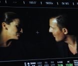 Nayer et Jean-Roch sur le tournage du clip de Jean-Roch, Name of love