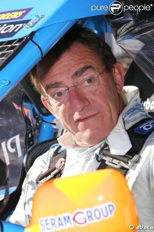 Jean-Pierre Pernaut sur un circuit