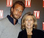 Arnaud Lemaire et Claire Chazal lors de la soirée TV Magazine fête ses 25 ans, au Plaza Athénée, le 8 février 2012.  